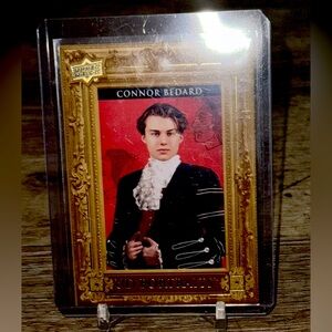 2023 Connor Bedard, upper deck, rookie card, this depicts Connor an 1800s outfit